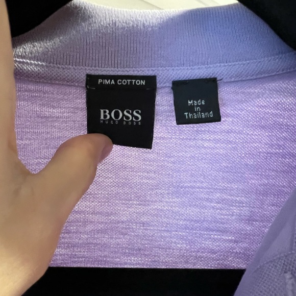 Boss polo T-shirt (size: M) Pima Cotton - Picture 4 of 5